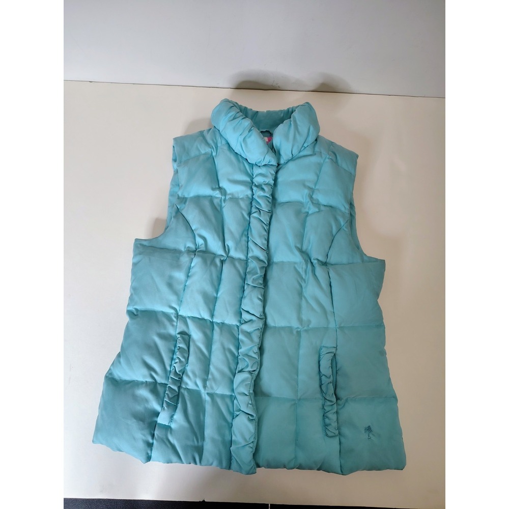 Lilly Pulitzer Women's Down Puffer Vest Sz Medium